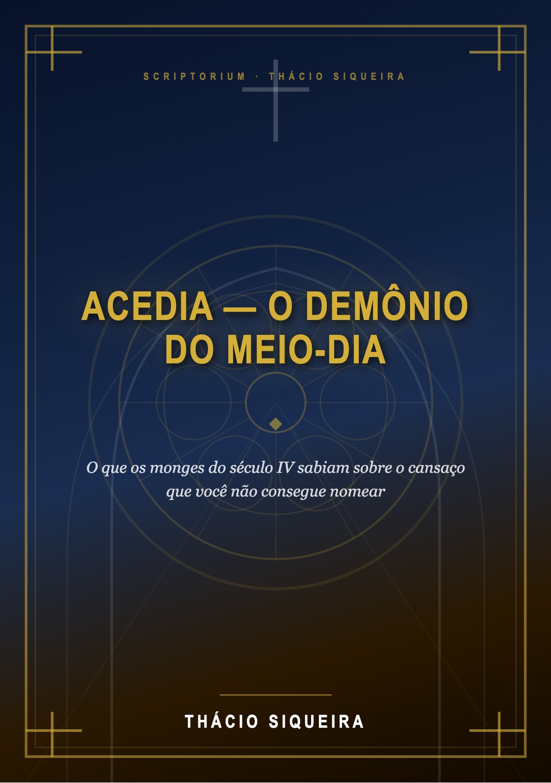 Capa de Acedia — O Demônio do Meio-Dia